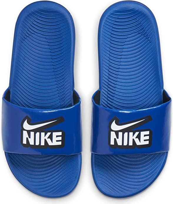 Big & Little Kid's Nike Kawa Slide Fun Game Royal/White (DD3242 400)