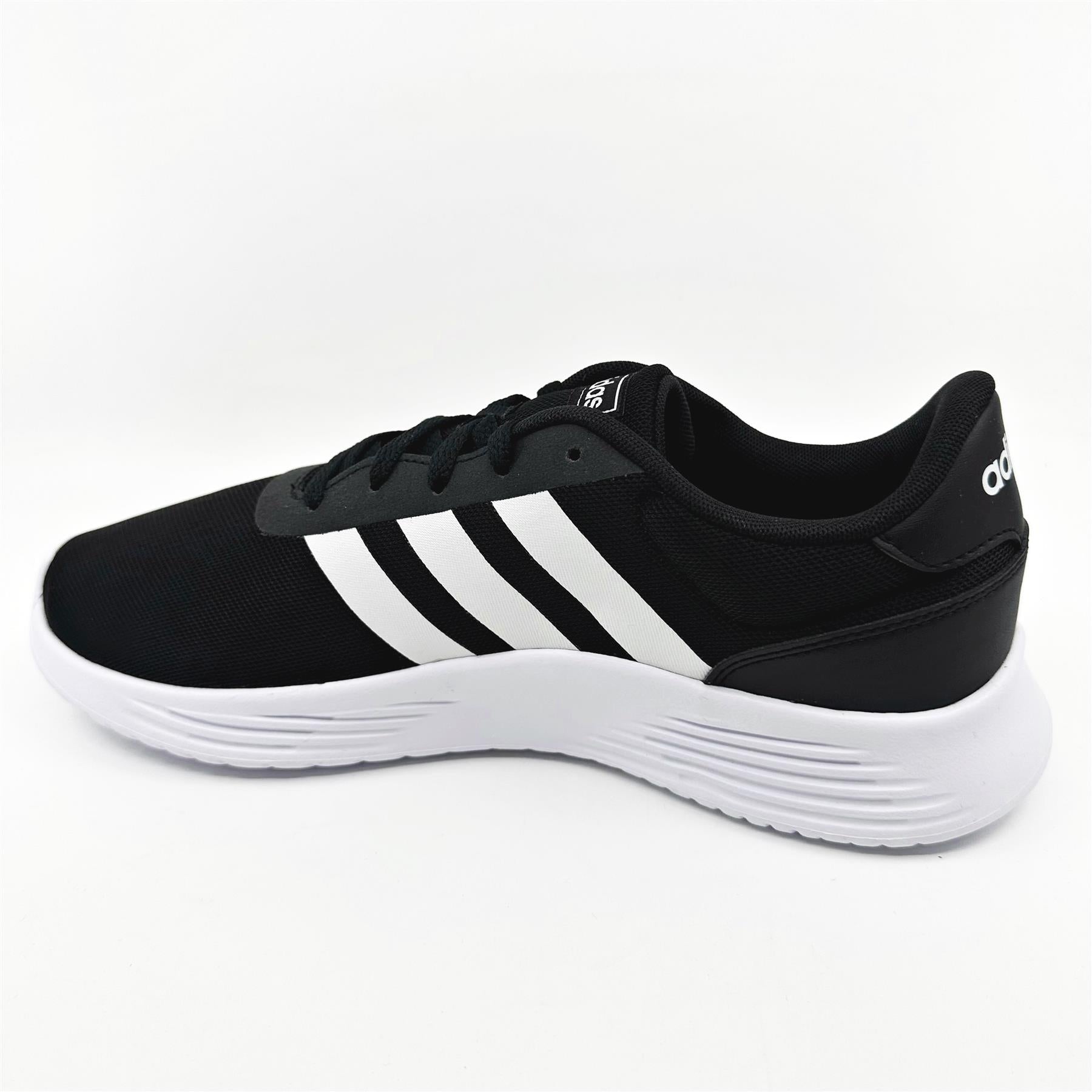 Adidas Lite Racer 2.0 Core Black Core White Mens Athletic Sneakers