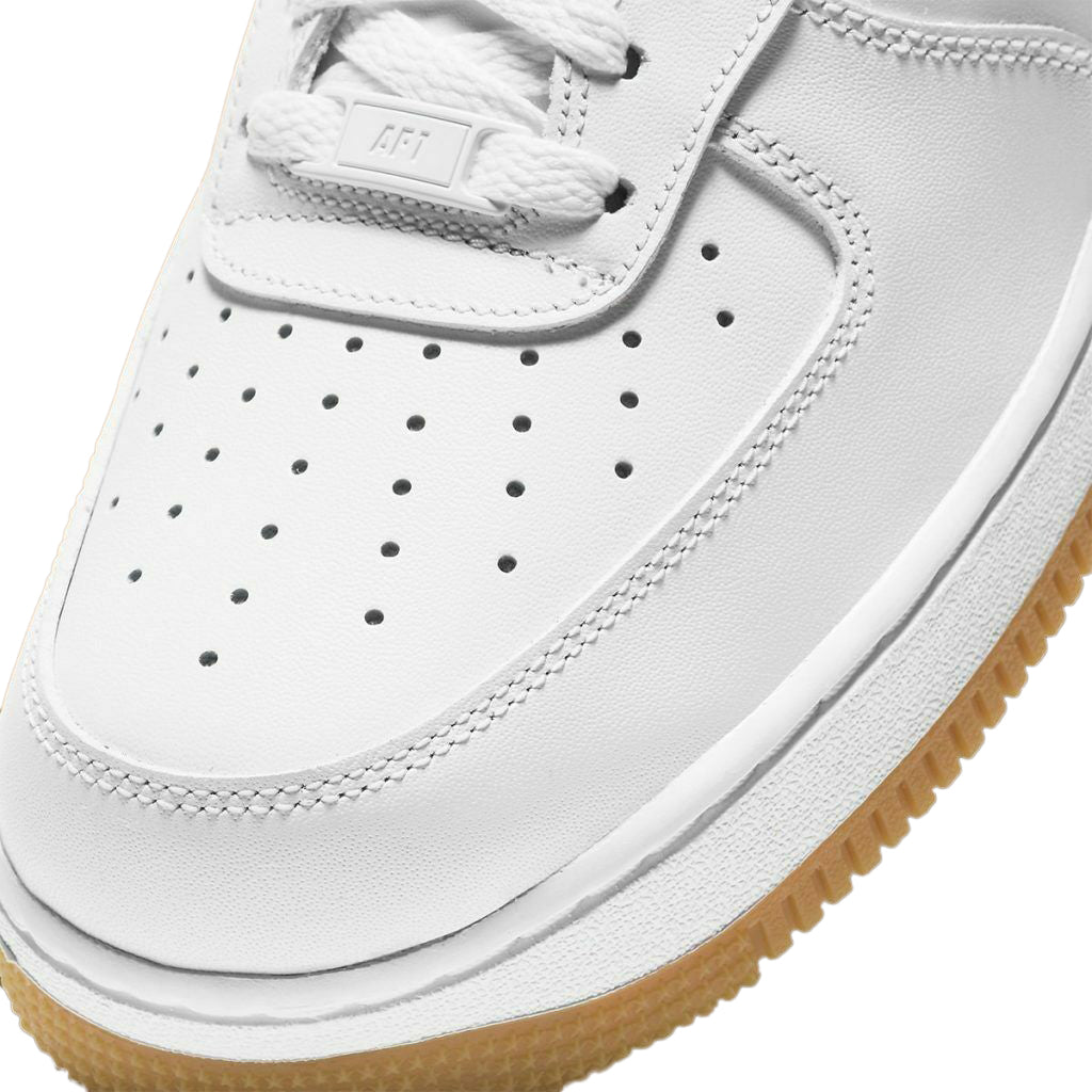 Men's Nike Air Force 1 '07 White/White-Gum Light Brown (DJ2739 100)