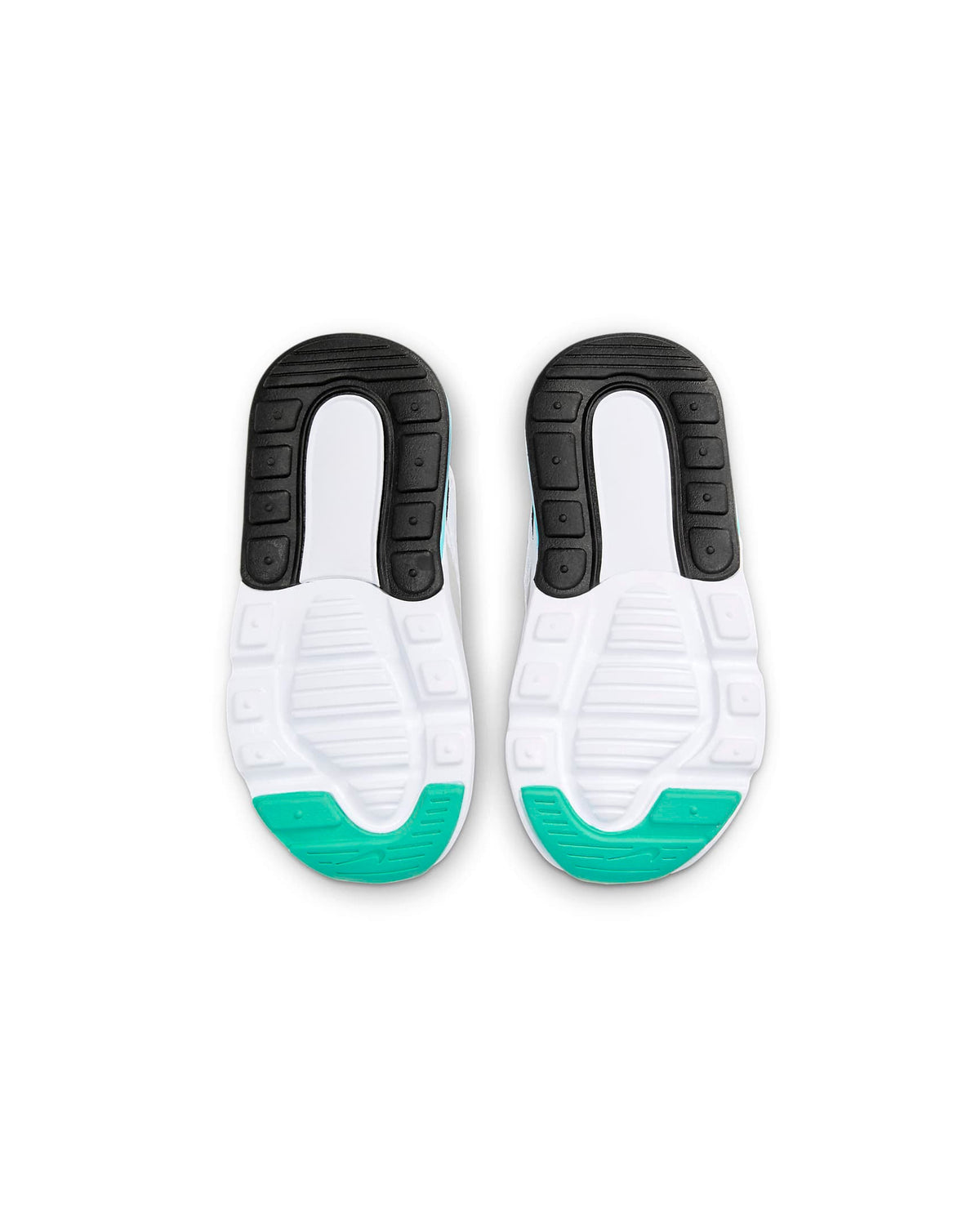Toddler's Nike Air Max 270 White/Hyper Jade-Black (DJ4606 100)