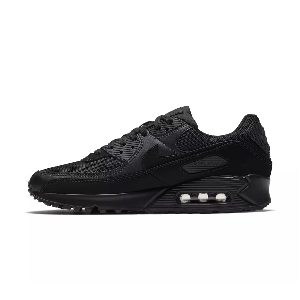 Men's Nike Air Max 90 Black/Black-LT Smoke Grey (DM0029 024)