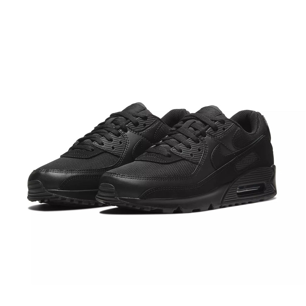 Men's Nike Air Max 90 Black/Black-LT Smoke Grey (DM0029 024)