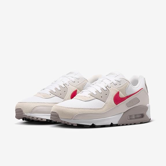 Men's Nike Air Max 90 White/University Red (DM0029 113)