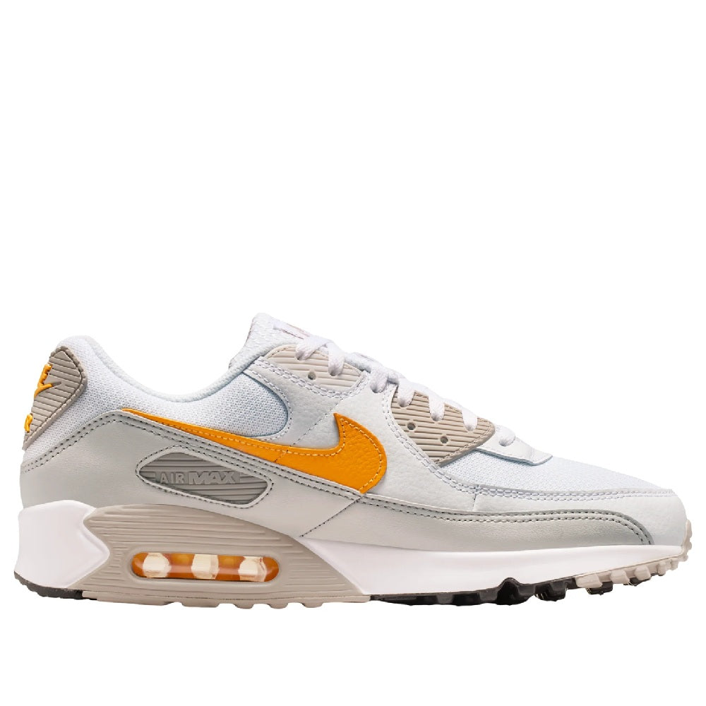 Men's Nike Air Max 90 White/Laser Orange (DM0029 119)
