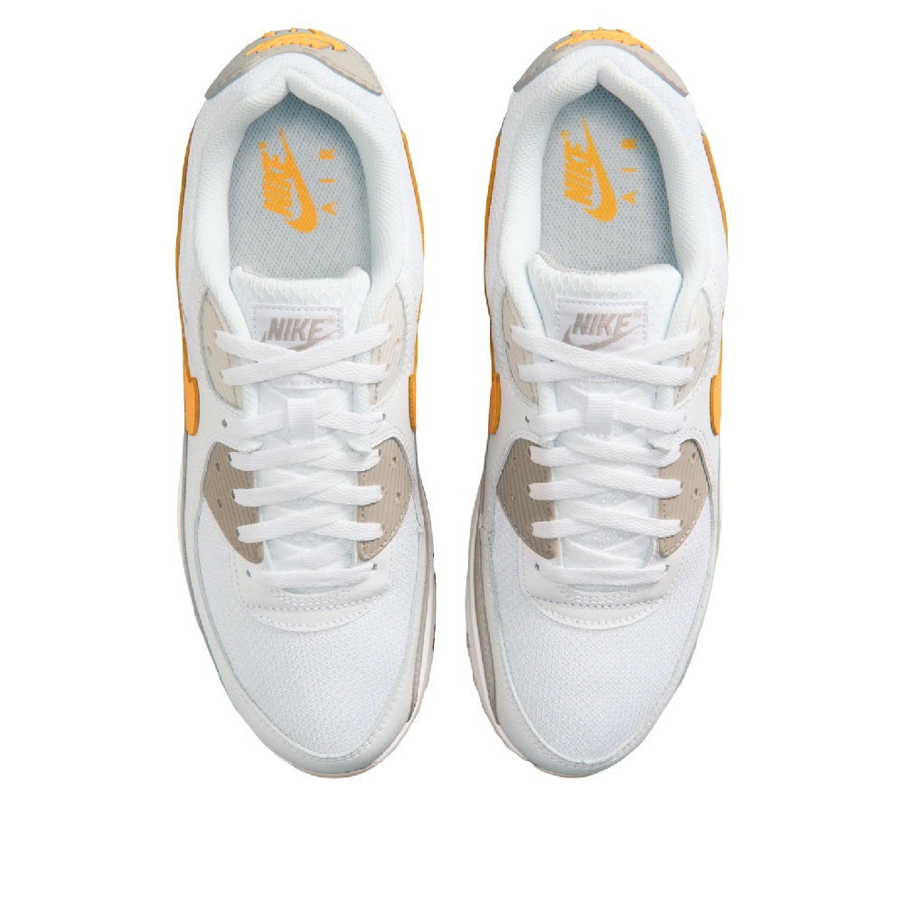 Men's Nike Air Max 90 White/Laser Orange (DM0029 119)