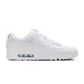 Men's Nike Air Max 90 White/White-Blue Crystal (DM0029 123)