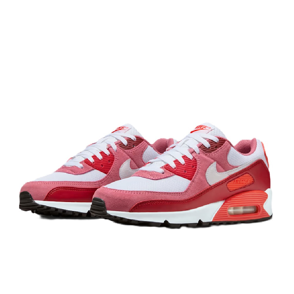 Men's Nike Air Max 90 Peony/White-LT Crimson (DM0029 600)