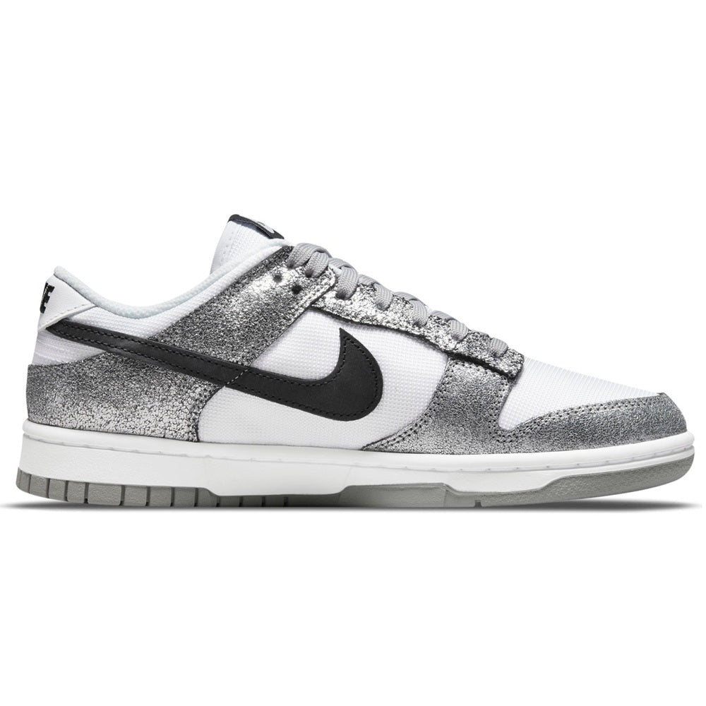 Women's Nike Dunk Low Metallic Silver/Off Noir-White (DO5882 001)