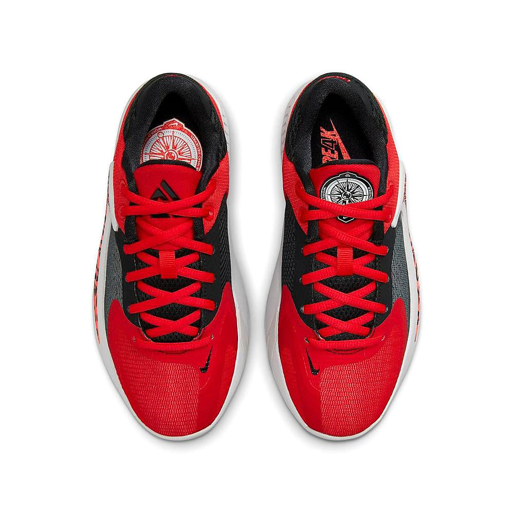 Big Kid's Nike Freak 4 "Safari" University Rd/Brght Crimson (DQ0553 600)