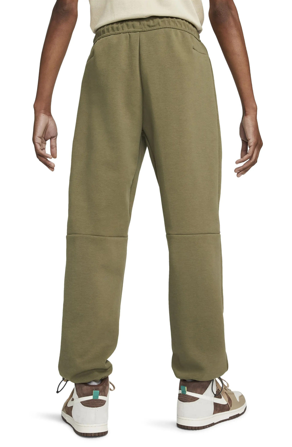 Men's Nike Olive/Black Sportswear Tech Fleece Pant (DQ4312 222)
