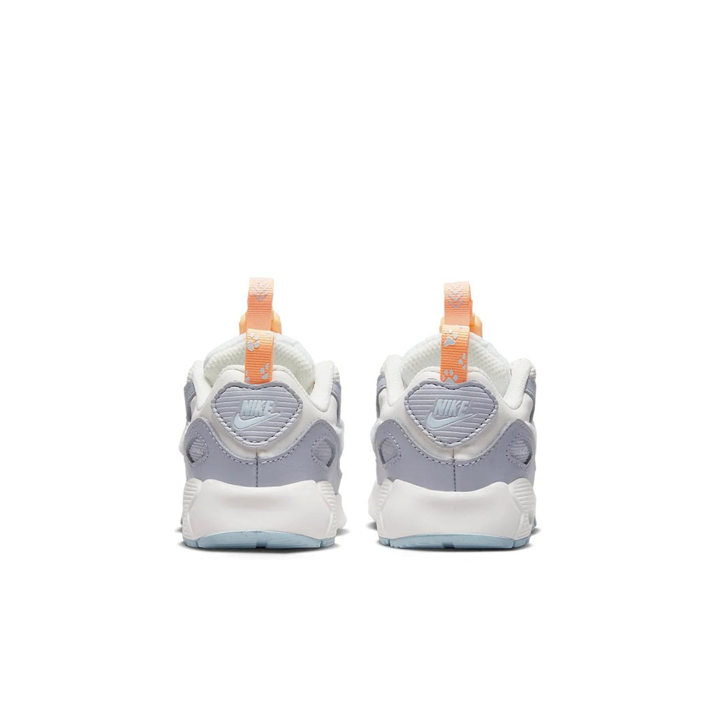 Toddler's Nike Air Max 90 Toggle SE Summit White/Glacier Blue (DQ6948 100)