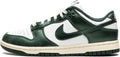 Women's Nike Dunk Low White/Pro Green-Coconut Milk (DQ8580 100)