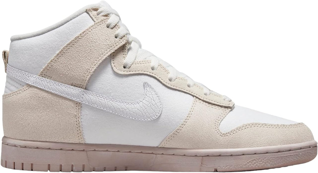 Men's Nike Dunk HI Retro PRM Summit White/White-Phantom (DV0822 100)