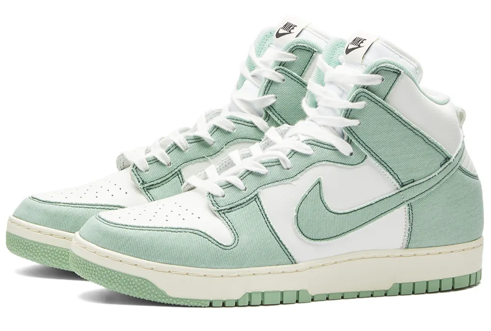 Women's Nike Dunk HI 1985 Enamel Green/Enamel Green (DV1143 300)