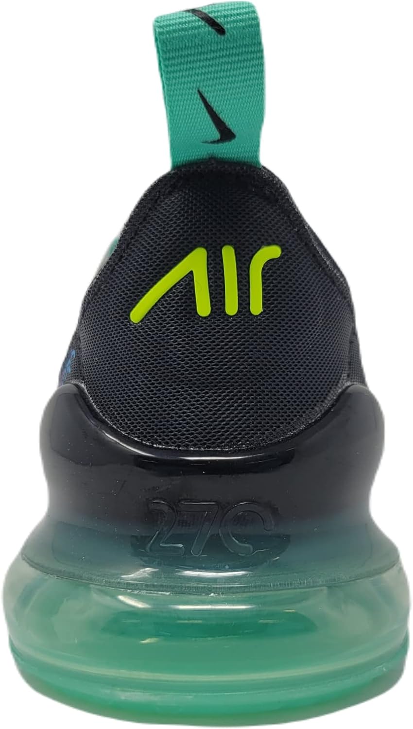 Little Kid's Nike Air Max 270 White/Volt-Black-Laser Blue (DX3348 100)