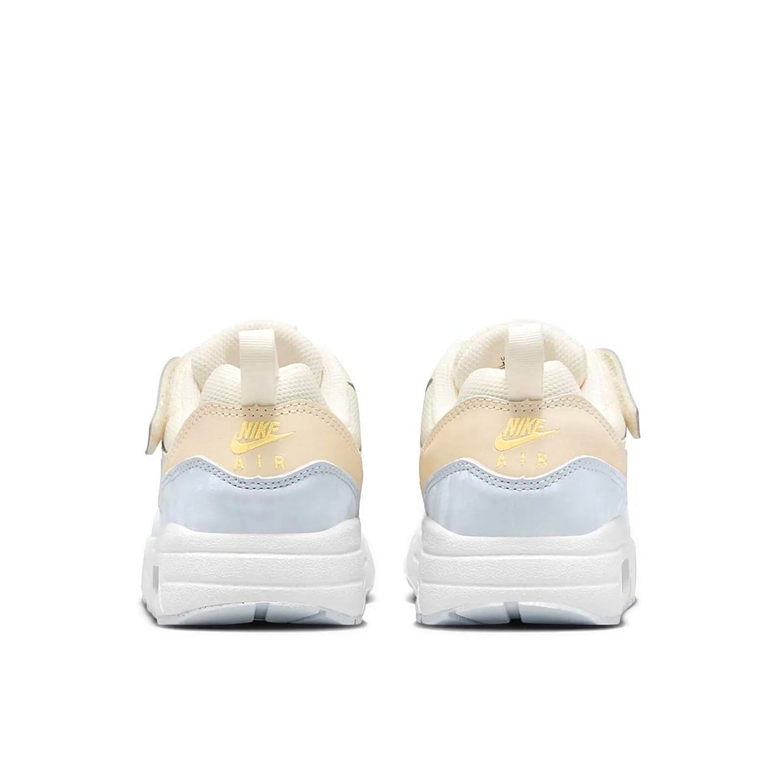 Little Kid's Nike Air Max 1 EasyOn Pale Ivory/Football Grey (DZ3308 102)