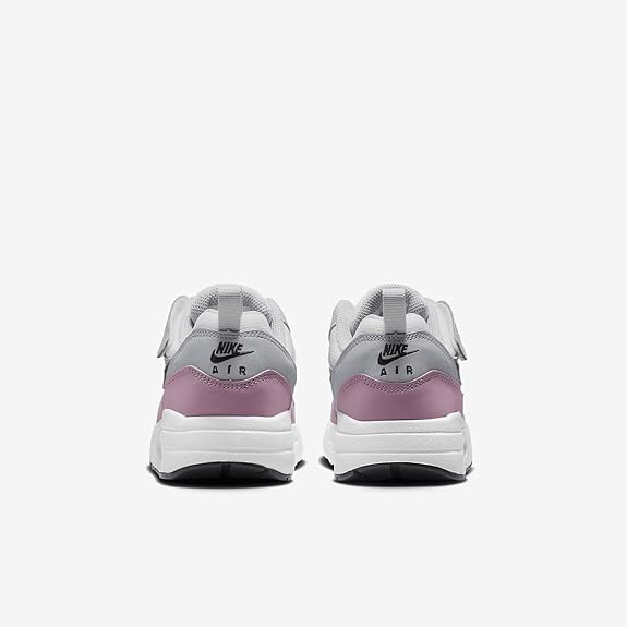 Little Kid's Nike Air Max 1 Easyon Summit Wht/DK Smoke Grey (DZ3308 115)