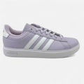 Adidas Grand Court 2.0 Silver Dawn Cloud White Womens Athletic Sneaker