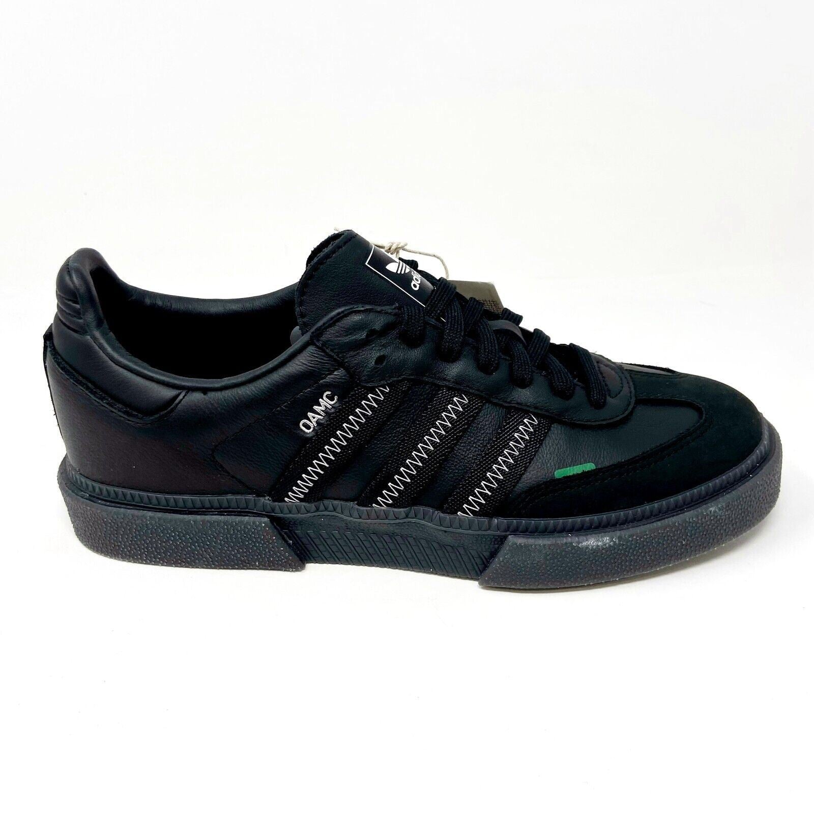 Adidas Type O-8 OAMC Triple Black Mens Leather Lifestyle Sneakers FY6948