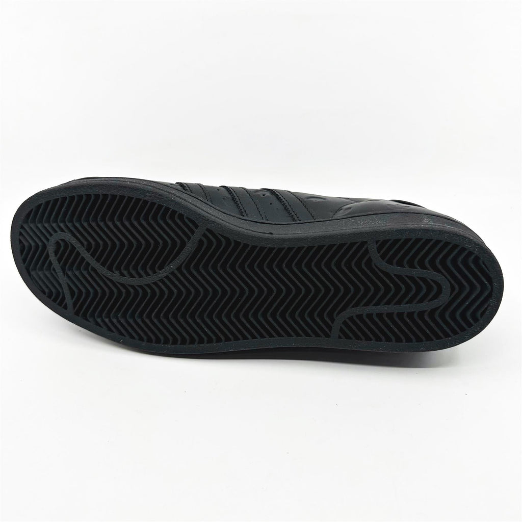 Adidas Superstar Core Black Debossed Carbon Mens Athletic Sneakers