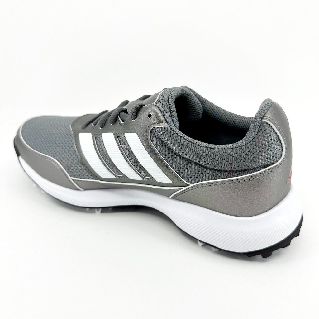 Adidas Tech Response 2.0 Gray Silver Metallic Mens Wide Golf Shoes EE9420