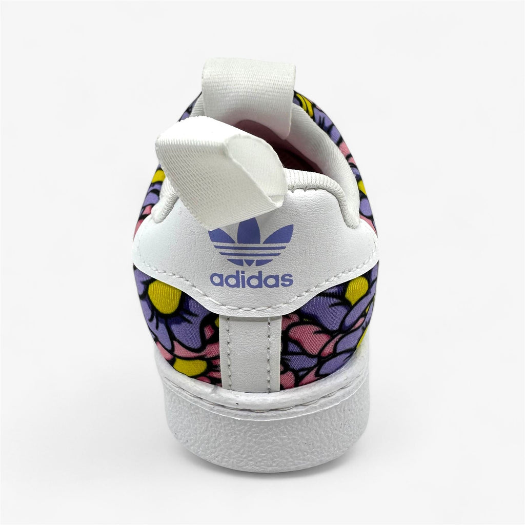 Adidas Superstar 360 Light Pink White Purple Baby Toddler Athletic Sneaker