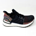 Adidas UltraBoost 19 Black Multi Color Rainbow Mens 4 Womens 5 Running B37706