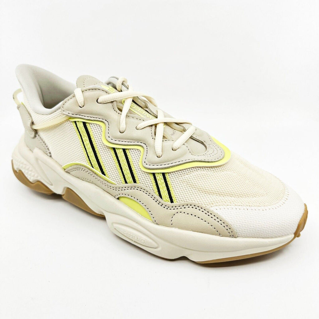 Adidas Originals Ozweego Wonder White Pulse Yellow Womens Sneakers IE7097