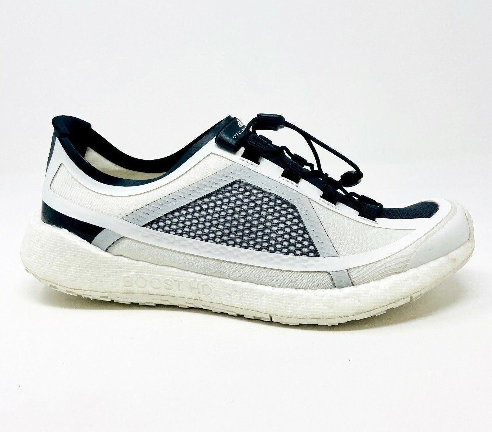 Adidas Stella McCartney PulseBoost HD White Black Womens Running Shoes G28329