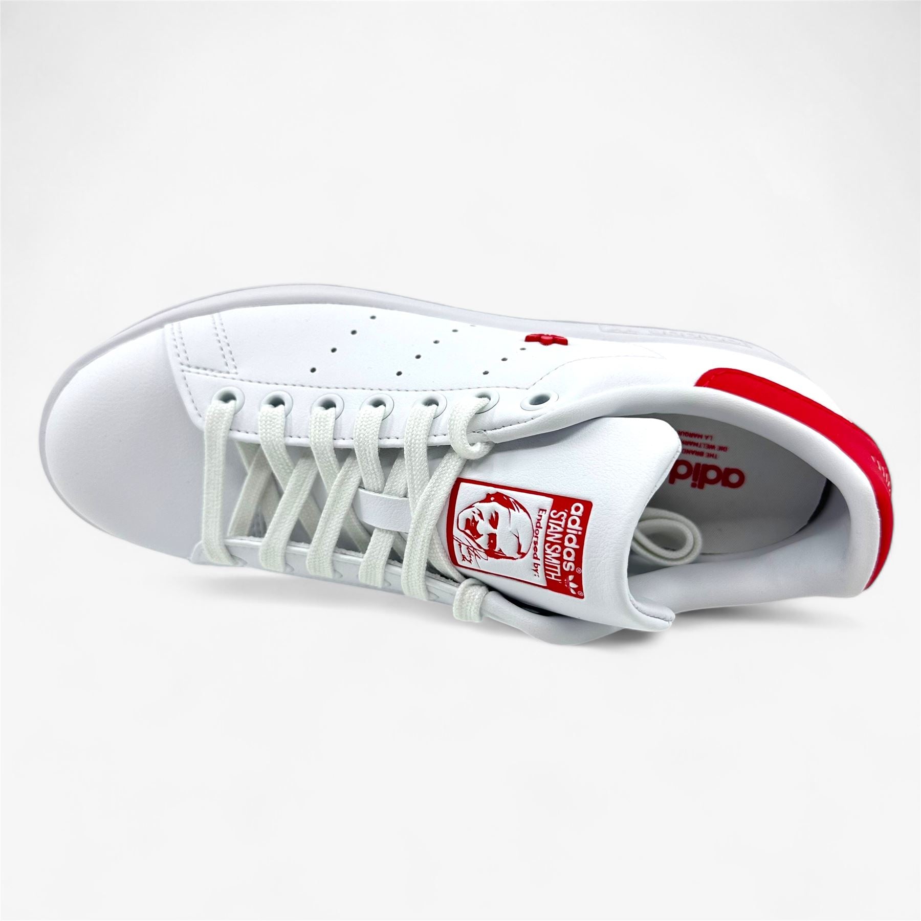 Adidas Stan Smith Cloud White Active Pink Womens Athletic Sneaker
