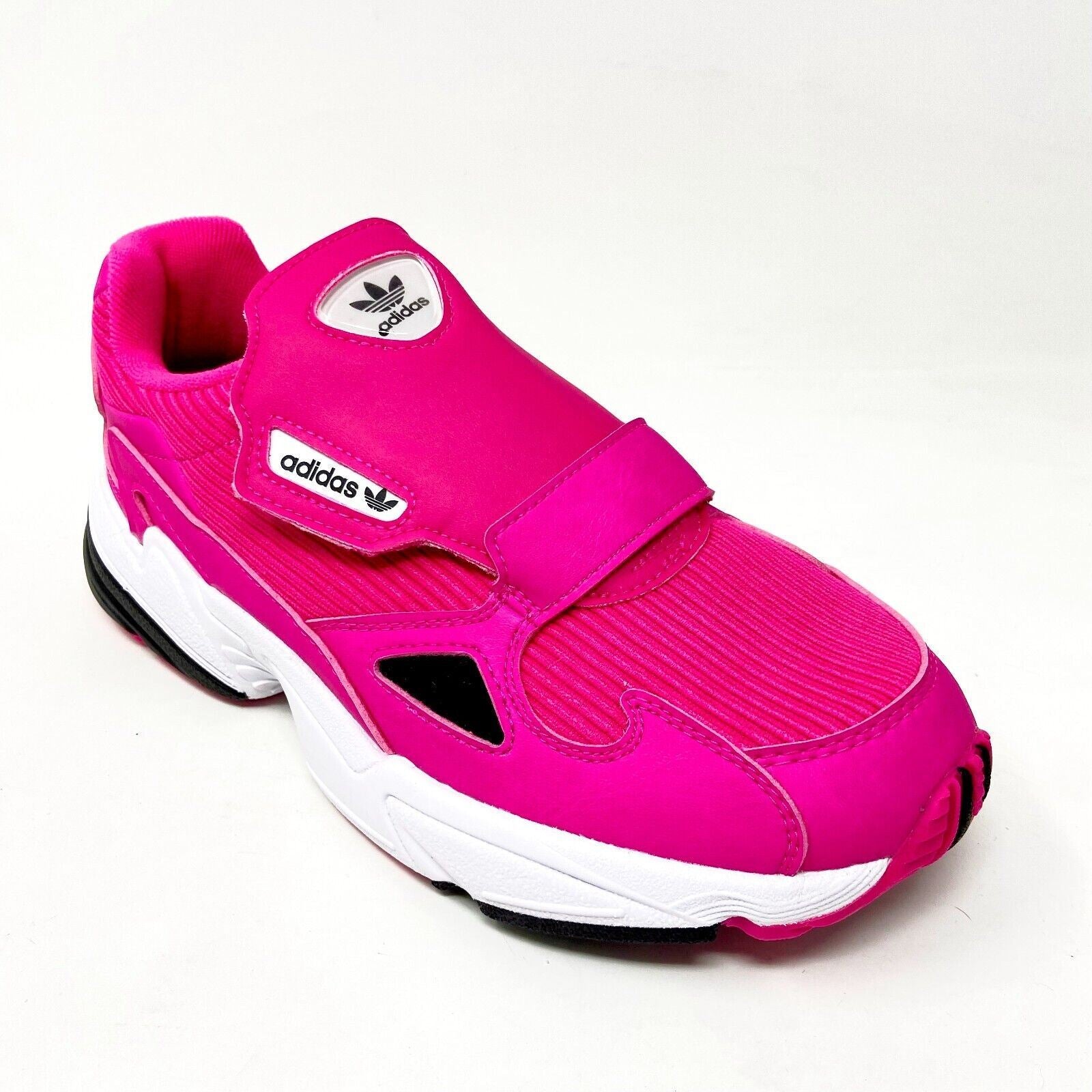 Adidas Originals Falcon RX Pink Black White Womens Size 6.5 Sneakers EE5114