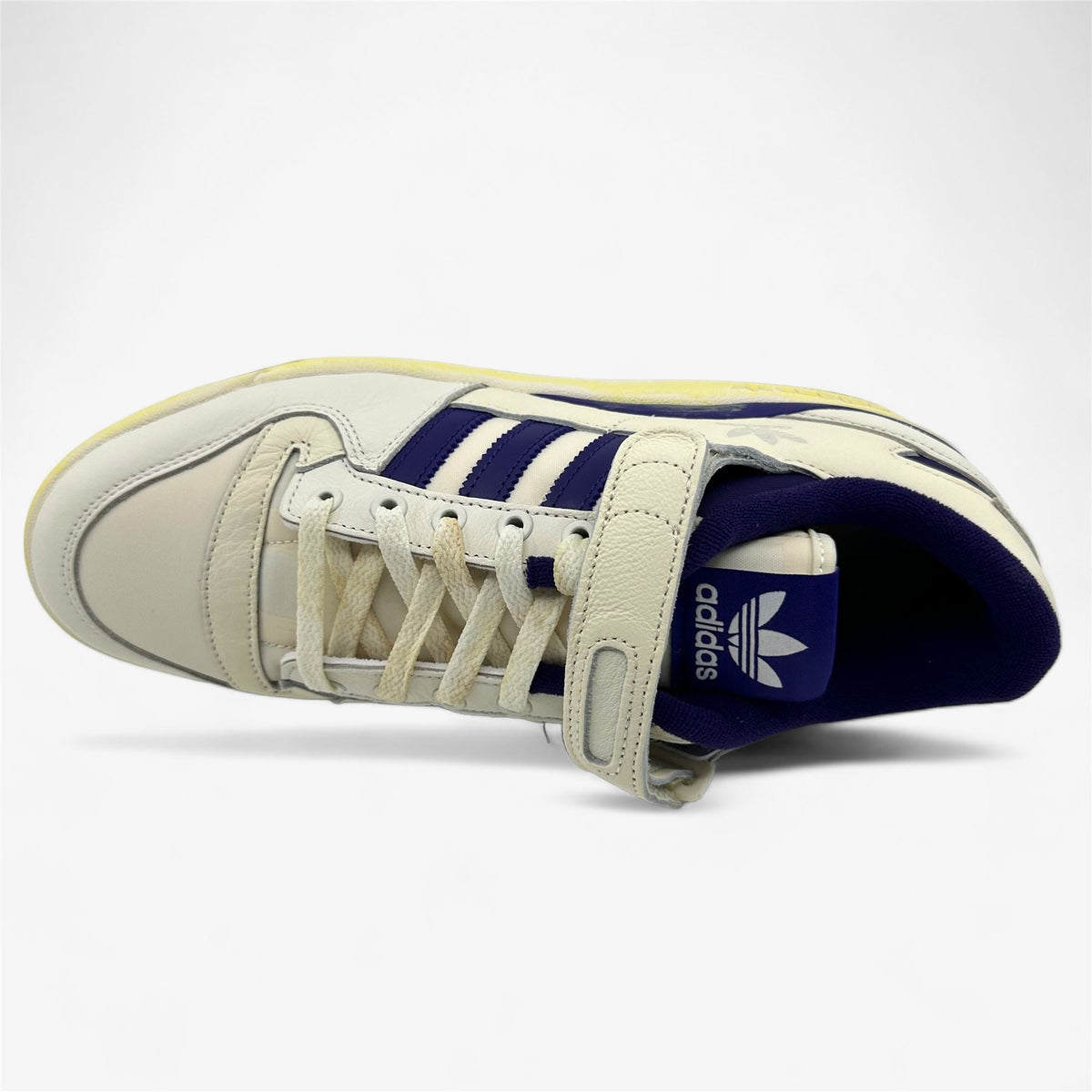 Adidas Forum 84 Low AEC Vintage White Purple Mens Size 10.5 Athletic Sneaker