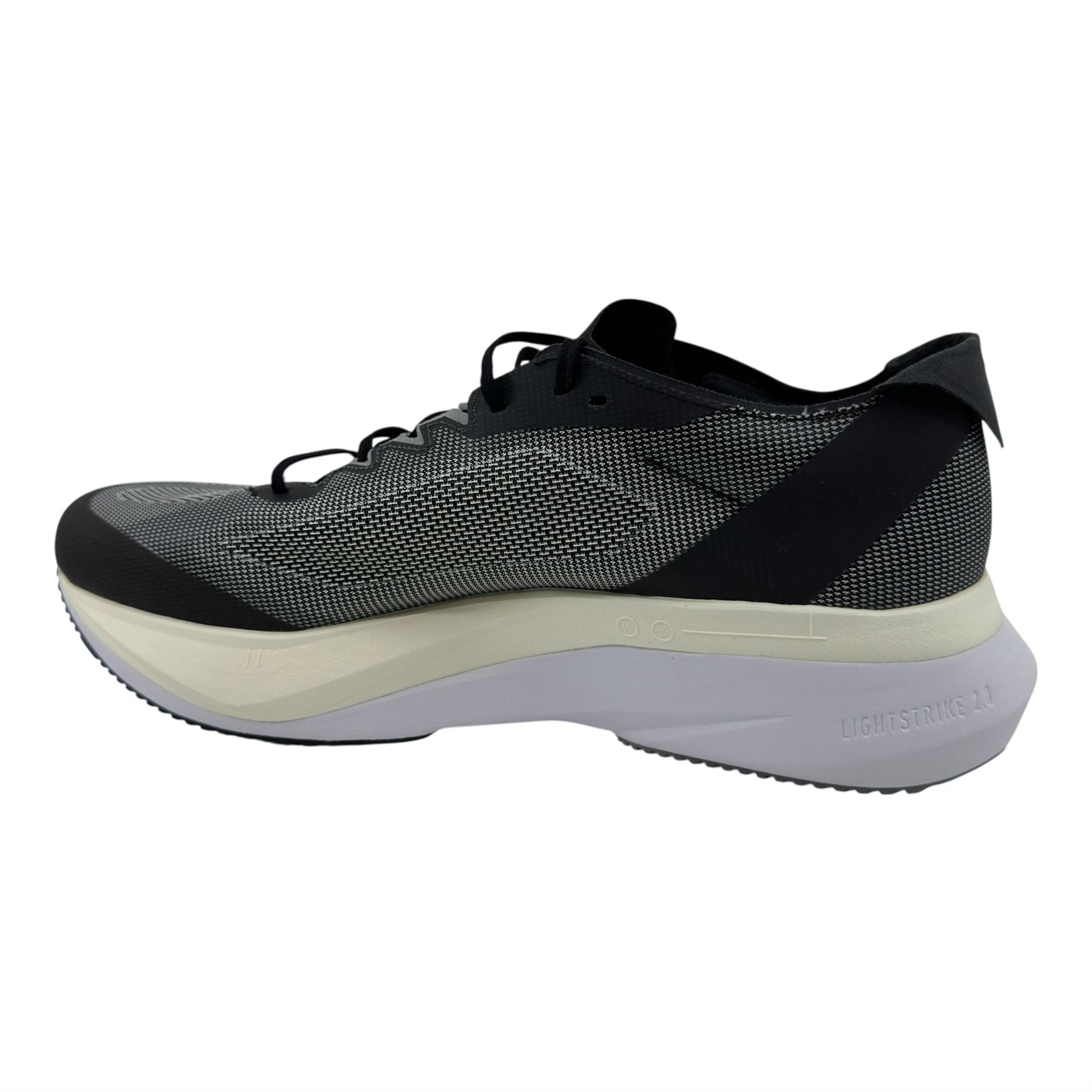 Adidas Adizero Boston 12 Black White Mens Athletic Sneaker