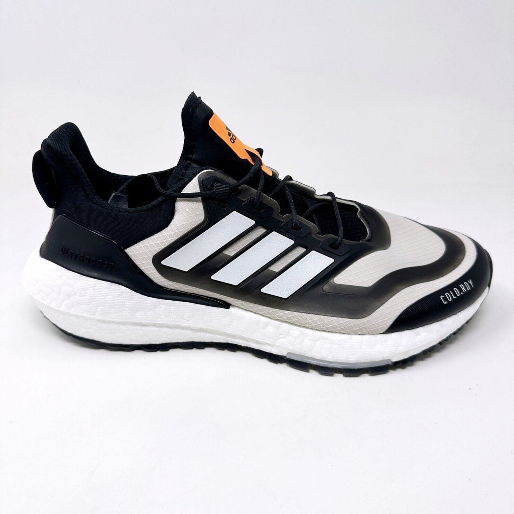 Adidas UltraBoost 22 COLD.RDY 2.0 Black White Orange Womens Running Shoes GX6735