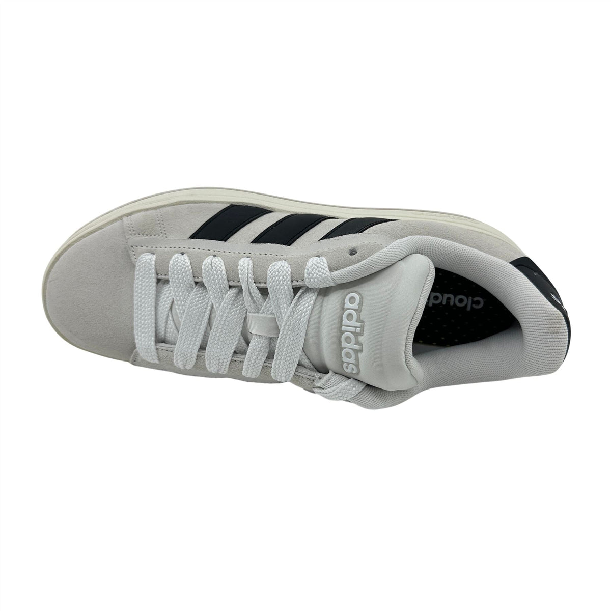 Adidas Grand Court Alpha 00s Crystal White Black Mens Athletic Sneaker