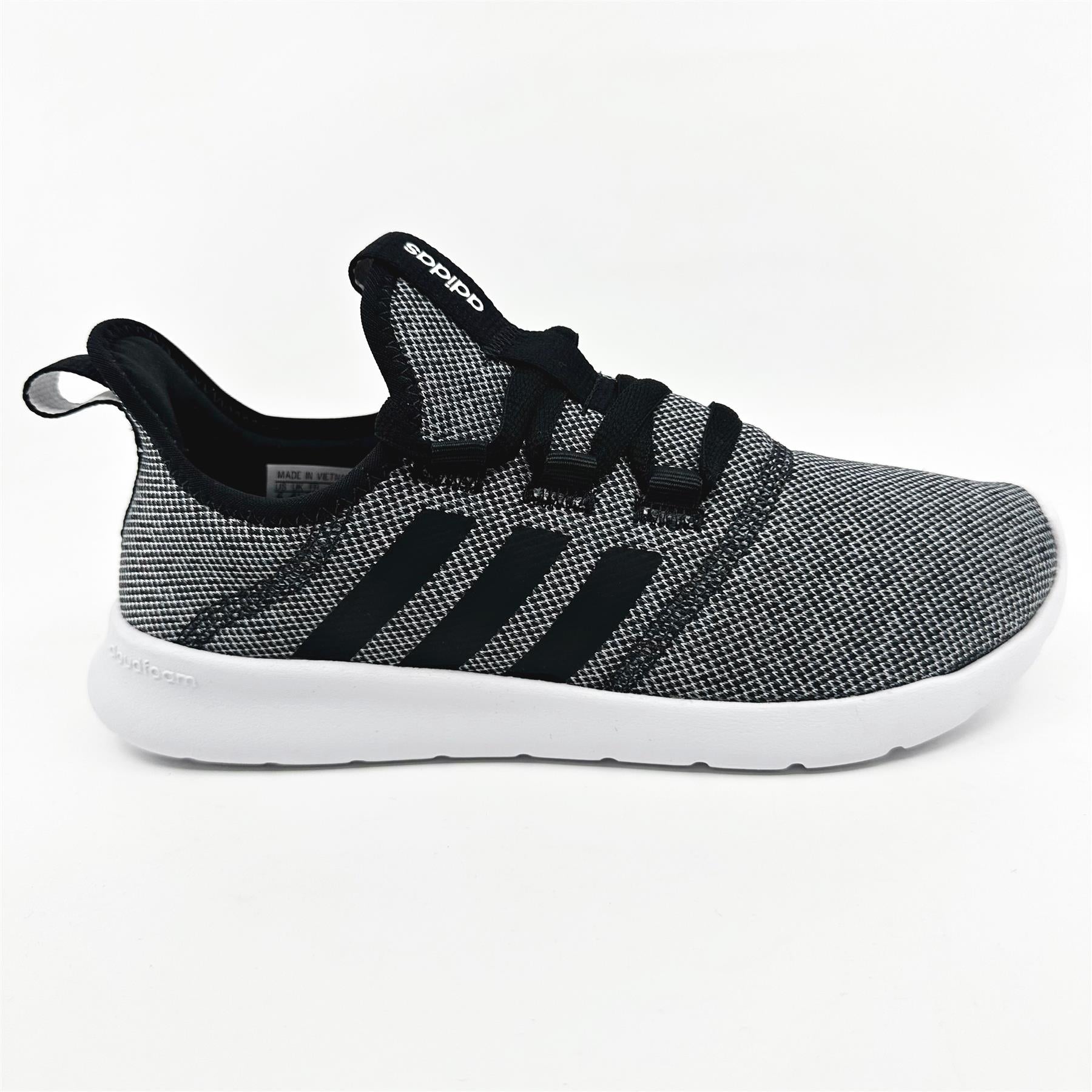 Adidas Cloudfoam Pure 2.0 Black White Womens Athletic Sneakers