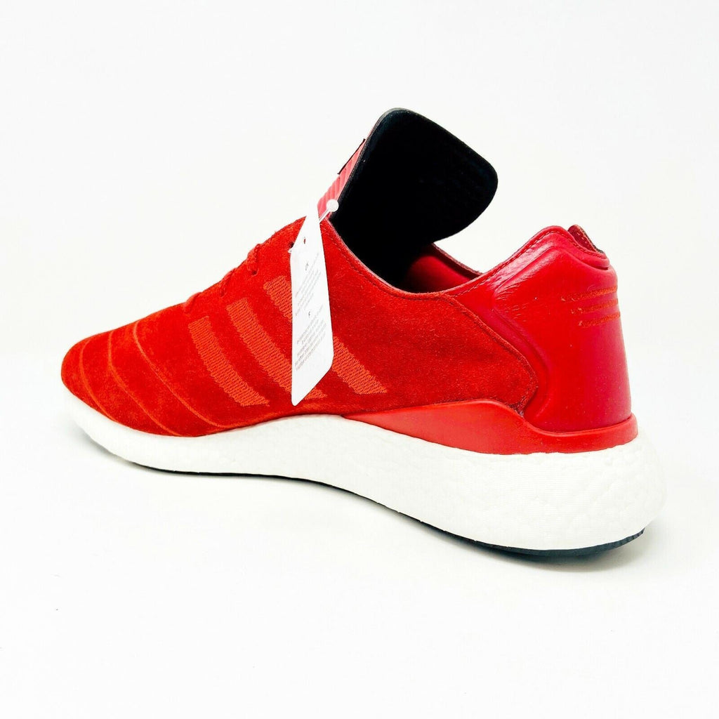 Adidas Busenitz Pure Boost Scarlet Red White Mens Running Sneakers F37885