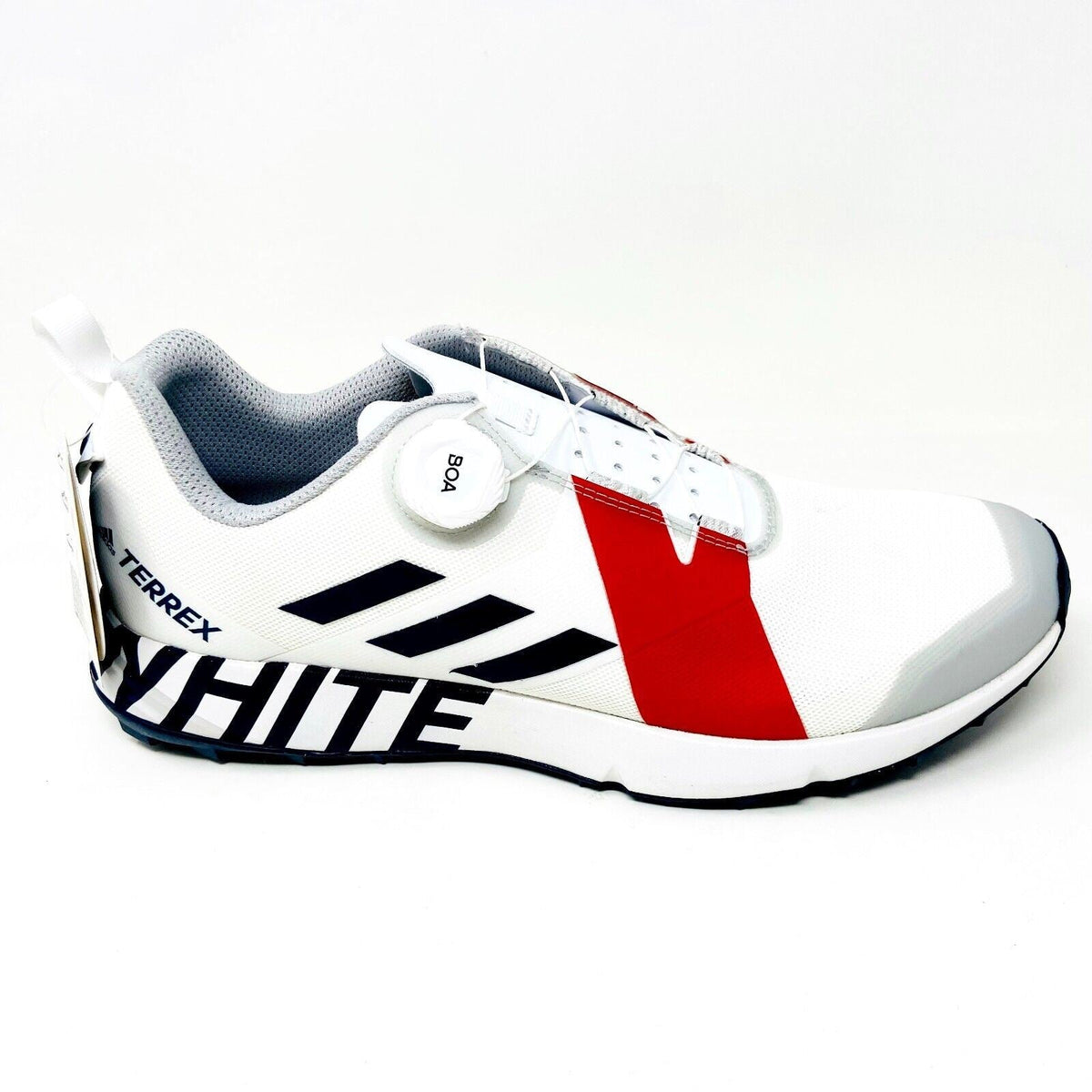 Adidas Terrex White Mountaineering Two BOA White Red Mens Size 11.5 BB7742