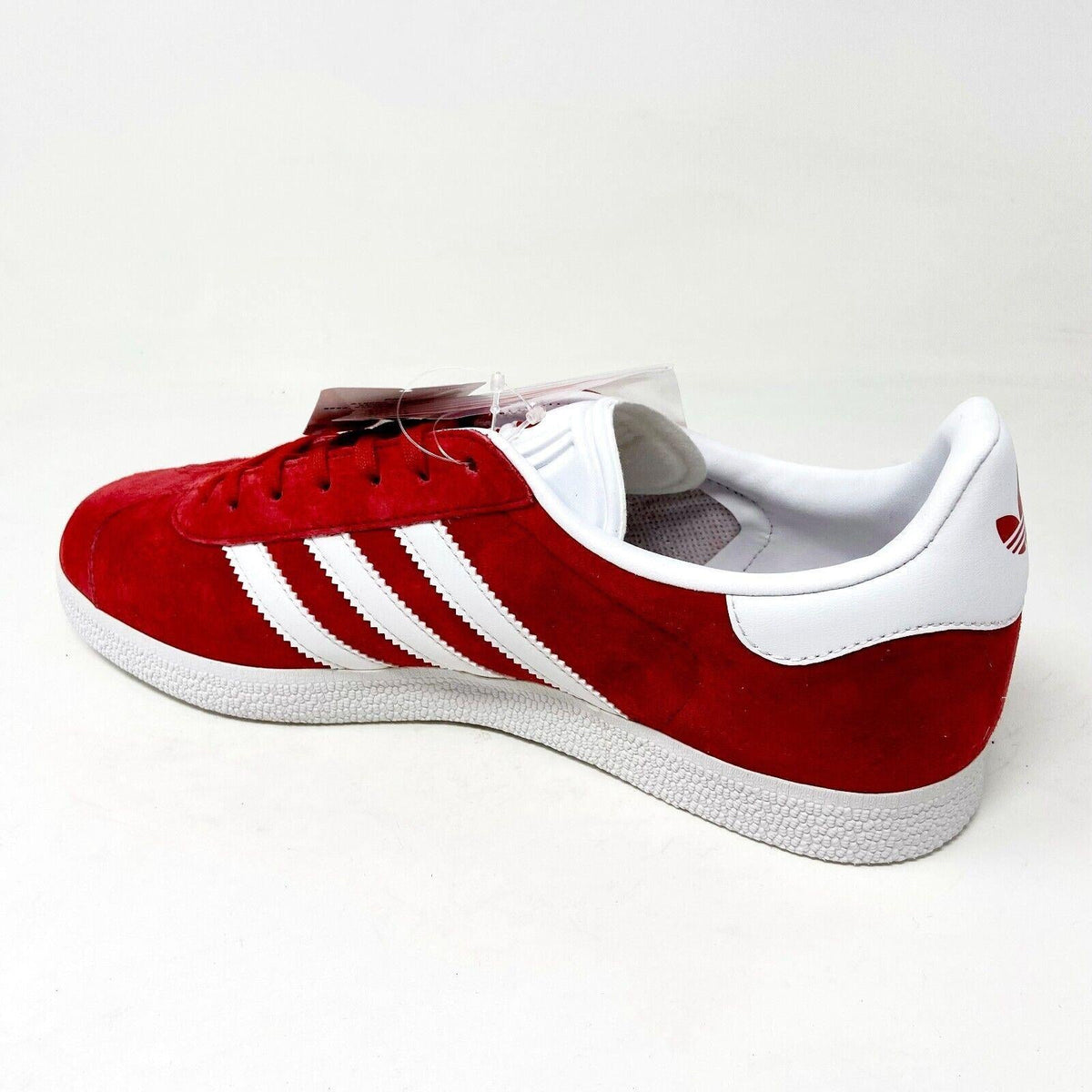 Adidas Gazelle Scarlet Red White Mens Size 9.5 Athletic Sneaker