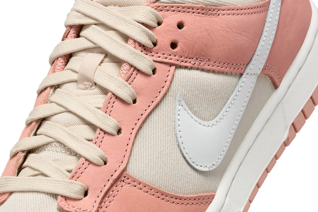 Men's Nike Dunk Low Retro PRM Red Stardust/Summit White (FB8895 601)