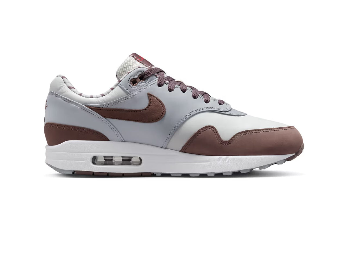 Men's Nike Air Max 1 PRM Summit White/Plum Eclipse (FB8916 100)