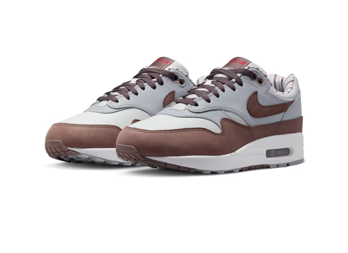 Men's Nike Air Max 1 PRM Summit White/Plum Eclipse (FB8916 100)