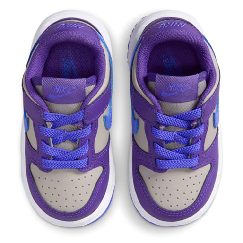 Toddler's Nike Dunk Low College Grey/Persian Violet (FB9107 007)