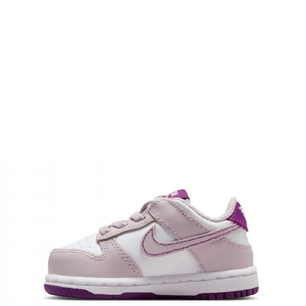 Toddler's Nike Dunk Low White/Viotech-Platinum Violet (FB9107 104)