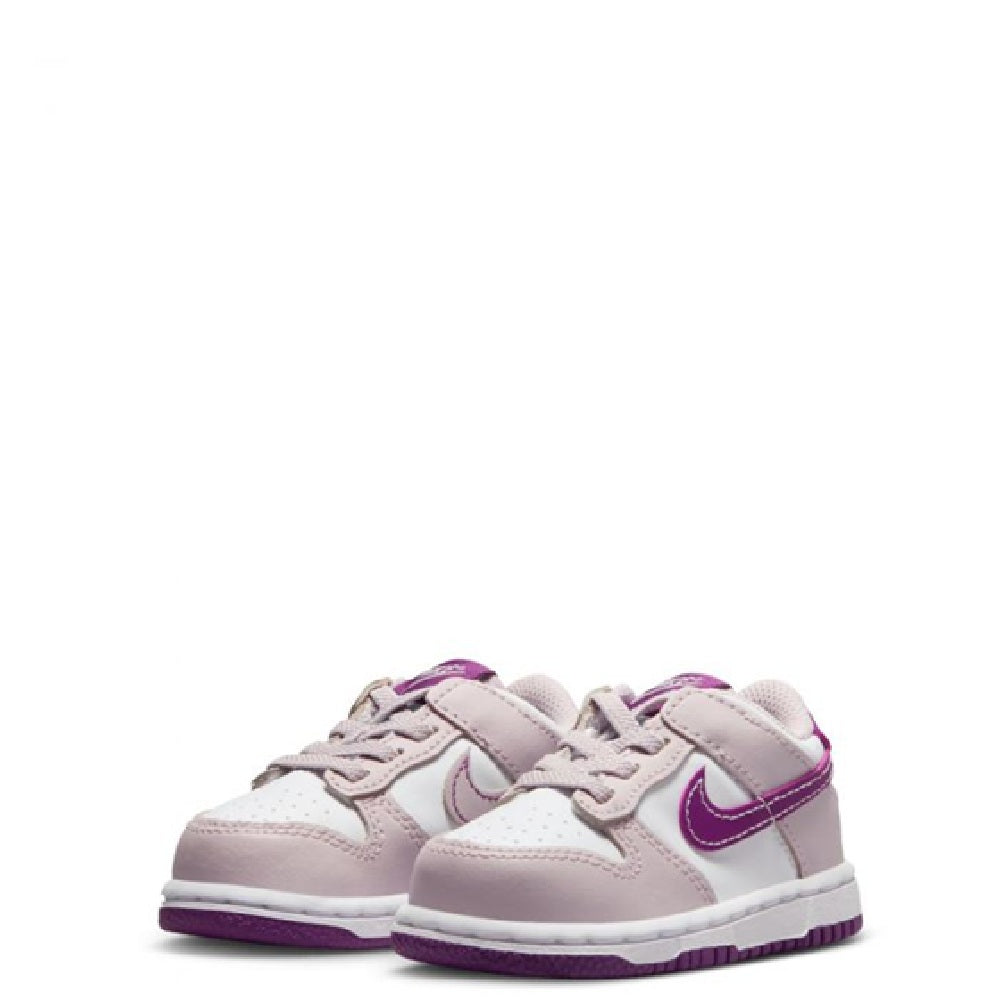 Toddler's Nike Dunk Low White/Viotech-Platinum Violet (FB9107 104)