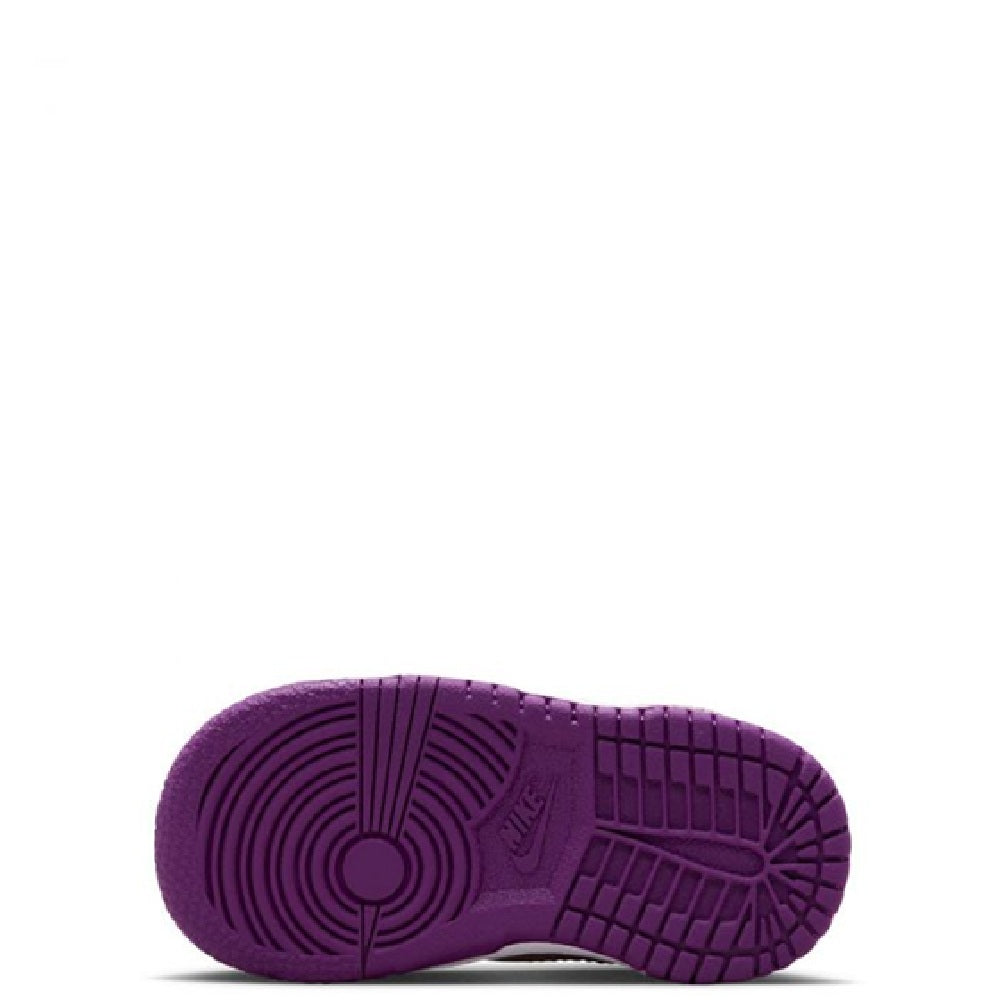 Toddler's Nike Dunk Low White/Viotech-Platinum Violet (FB9107 104)