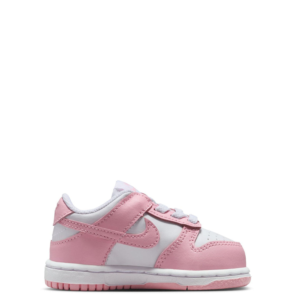 Toddler's Nike Dunk Low White/Med Soft Pink-White (FB9107 125)