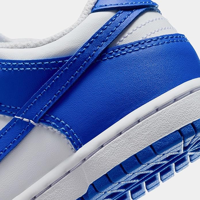 Little Kid's Nike Dunk Low White/Hyper Royal-Hyper Royal (FB9108 131)