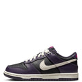 Big Kid's Nike Dunk Low Black/Pale Ivory-Dark Raisin (FB9109 003)