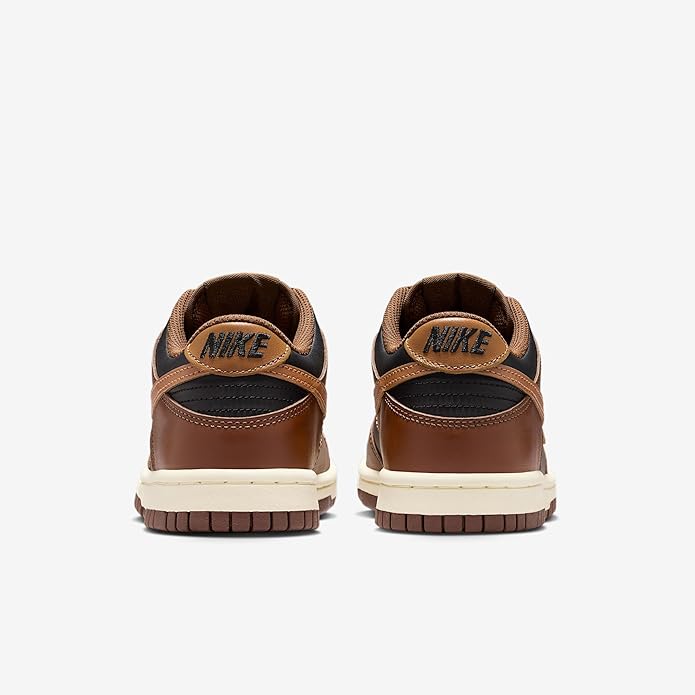 Big Kid's Nike Dunk Low Black/British Tan-Cacao Wow (FB9109 006)